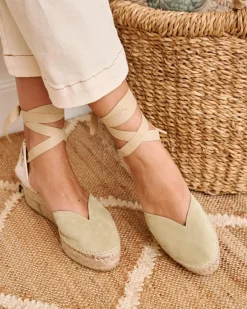 Polin et moi ALPARGATAS>Alpargata Corazón Meli pistacho