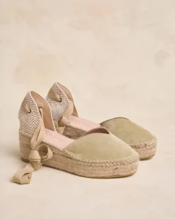 Polin et moi ALPARGATAS>Alpargata Corazón Meli pistacho