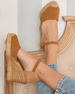 Polin et moi ALPARGATAS>Alpargata Cuña Fabrizia camel