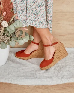 Polin et moi ALPARGATAS>Alpargata Cuña Fabrizia TERRACOTA