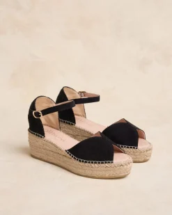 Polin et moi ALPARGATAS>Alpargata Plataforma Neira negro