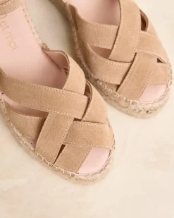 Polin et moi ALPARGATAS>Alpargata Serraje Cornelia camel