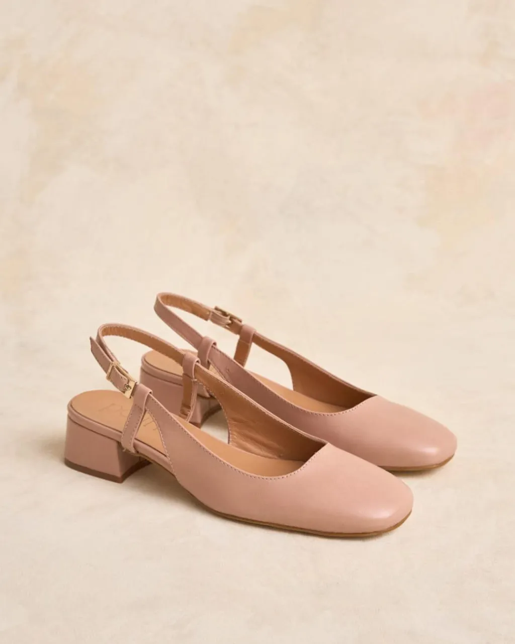 Polin et moi ZAPATOS DE TACÓN>Bailarina Destalonada Ceria Nude