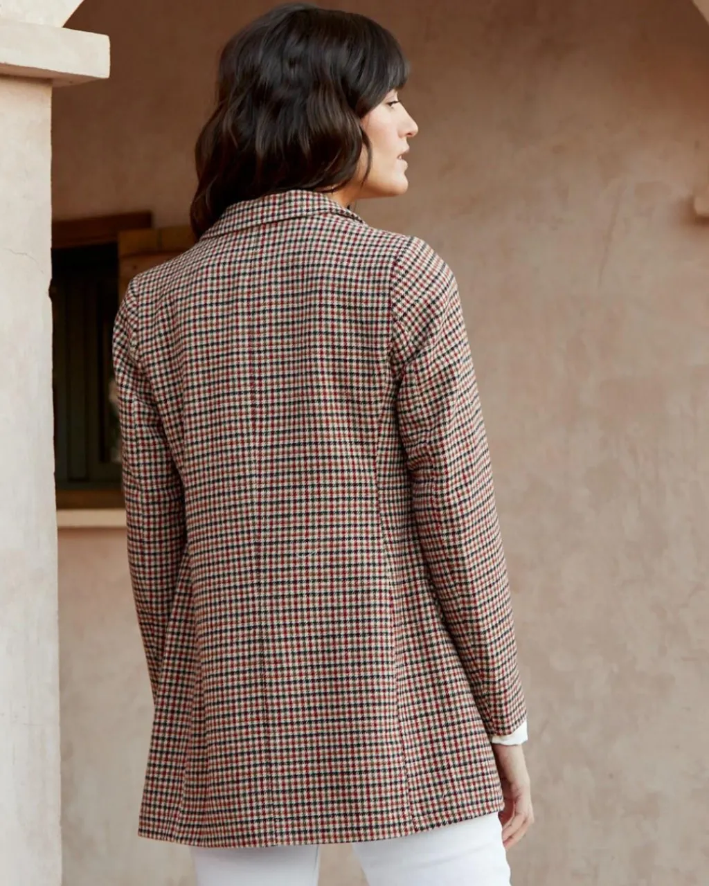 Polin et moi BLAZERS Y CAZADORAS>Blazer Cuadros Hatty camel