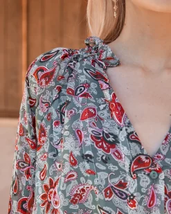 Polin et moi BLUSAS Y CAMISAS>Blusa Amebas Malila Eucalipto