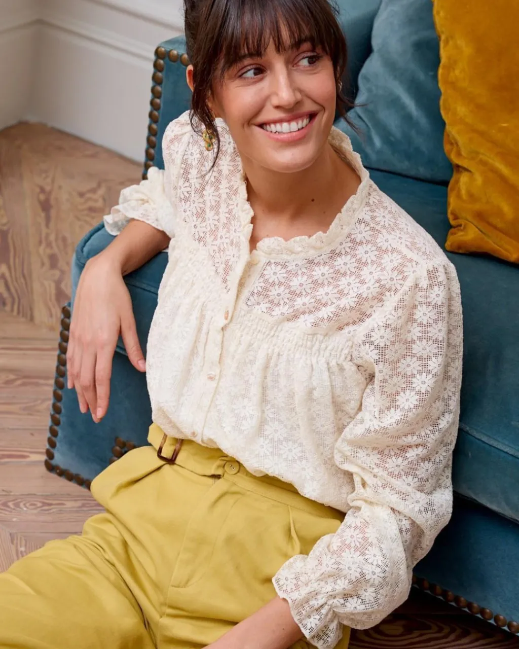 Polin et moi BLUSAS Y CAMISAS>Blusa Calada Priscila beige