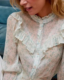 Polin et moi BLUSAS Y CAMISAS>Blusa Estampada Eula Eucalipto