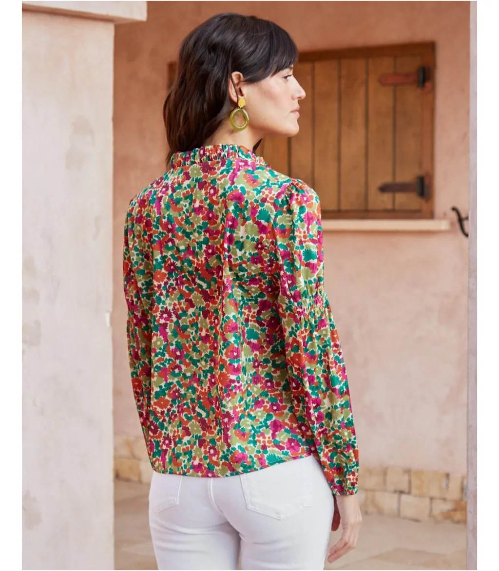 Polin et moi BLUSAS Y CAMISAS>Blusa Lazos Marria Verde esmeralda