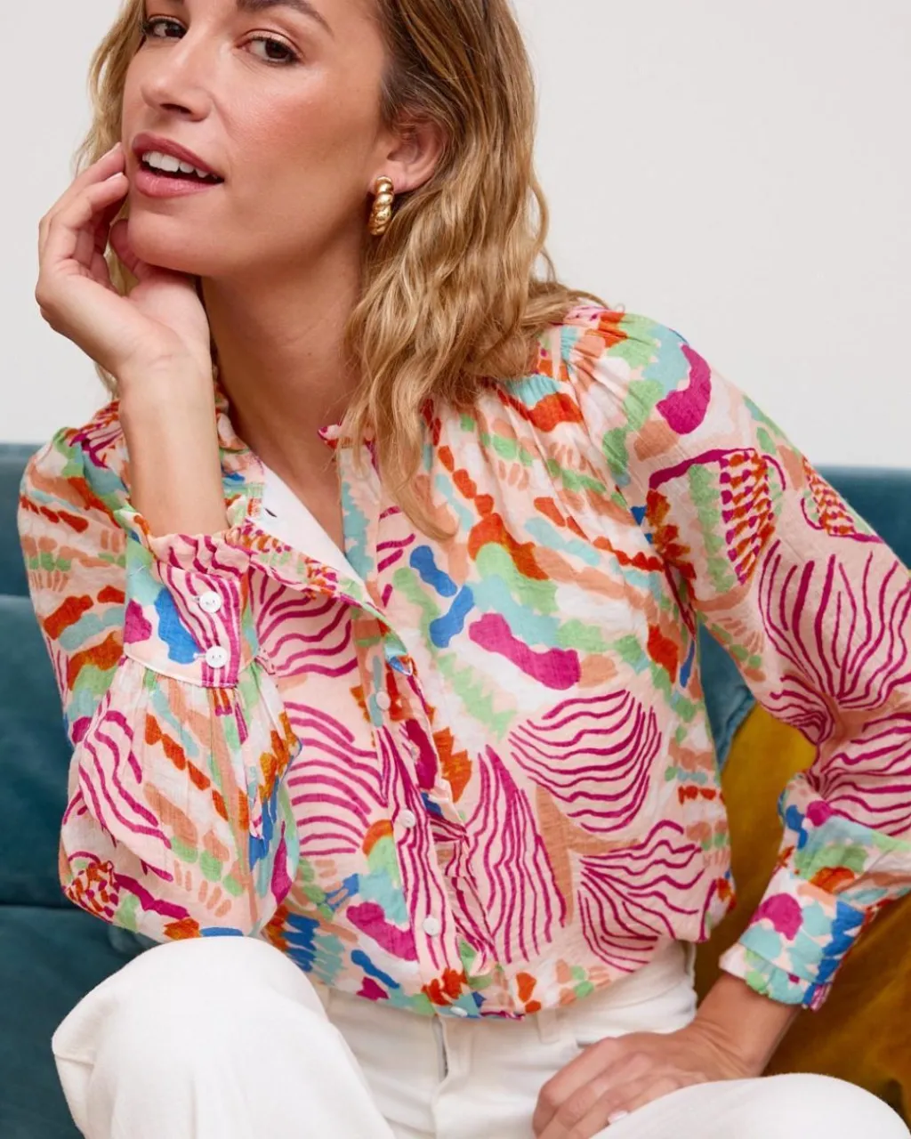 Polin et moi BLUSAS Y CAMISAS>Blusa Maho Amandía Salmon