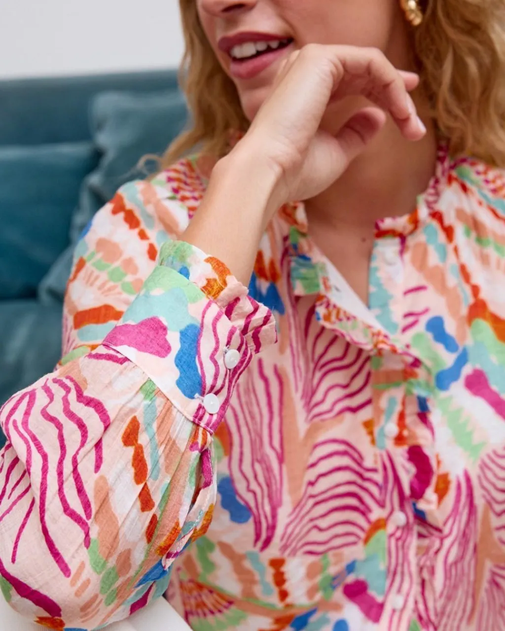 Polin et moi BLUSAS Y CAMISAS>Blusa Maho Amandía Salmon