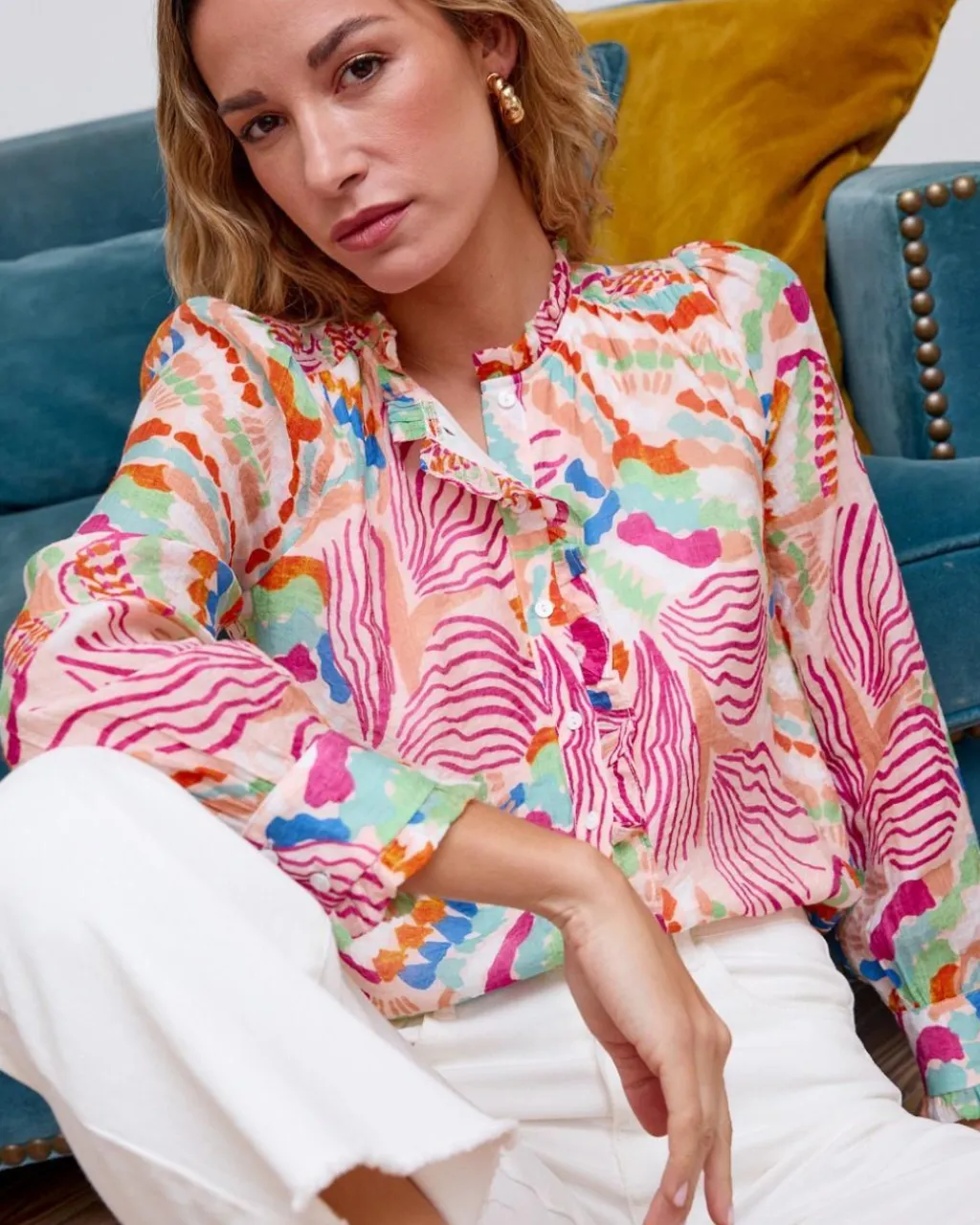 Polin et moi BLUSAS Y CAMISAS>Blusa Maho Amandía Salmon