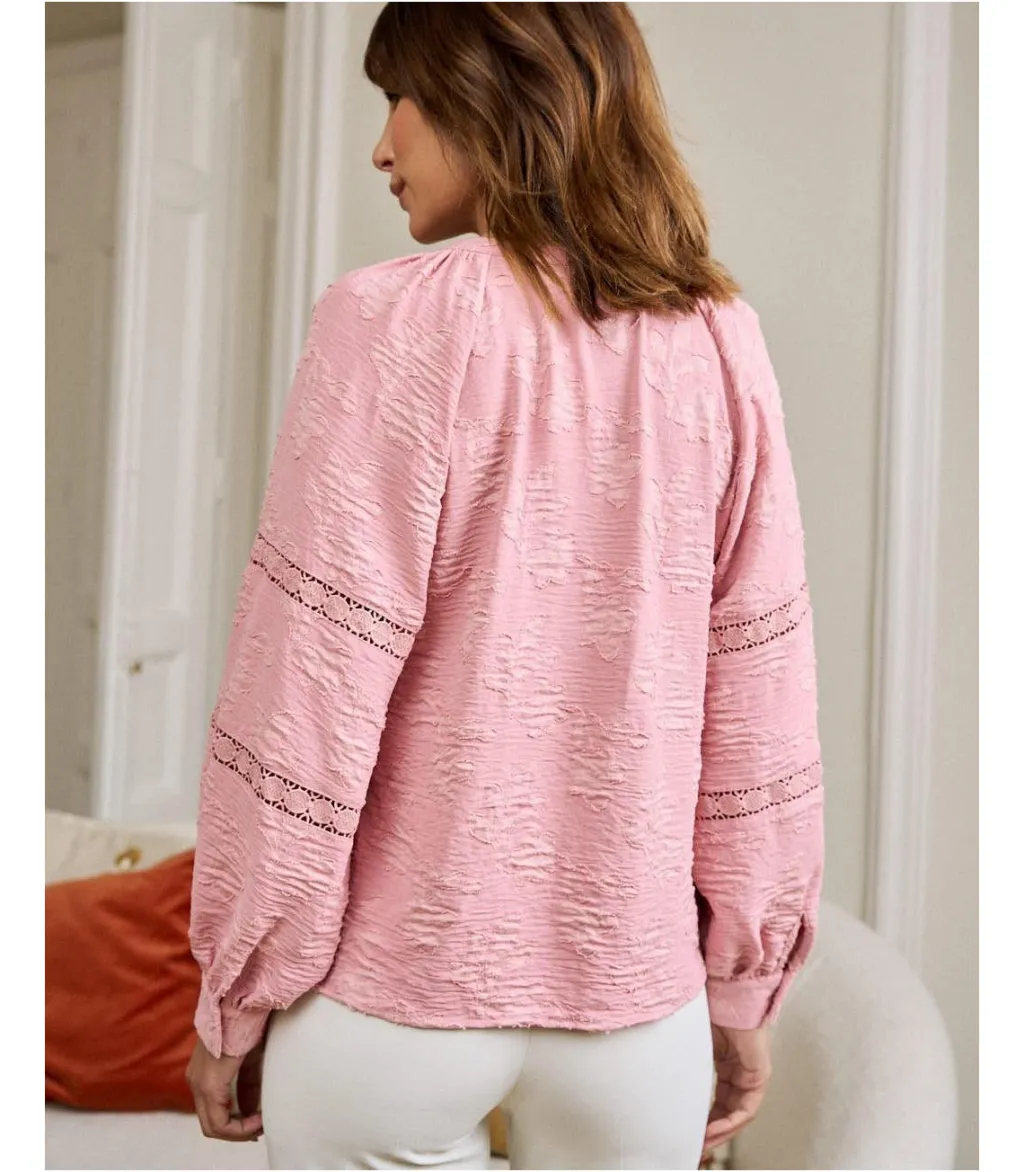 Polin et moi BLUSAS Y CAMISAS>Blusa Troquelada Blusia