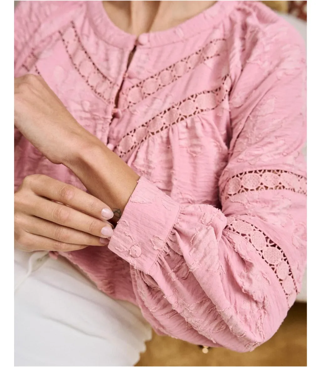 Polin et moi BLUSAS Y CAMISAS>Blusa Troquelada Blusia