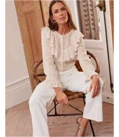 Polin et moi BLUSAS Y CAMISAS>Blusa Volante Carlo beige