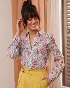 Polin et moi BLUSAS Y CAMISAS>Blusa Volante Volamia Blanco