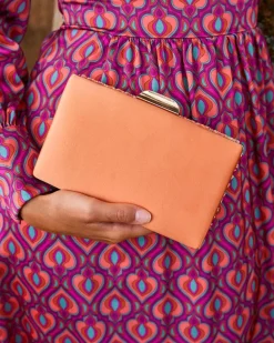 Polin et moi BOLSOS|COMPLEMENTOS>Bolso Clutch Talina Salmon