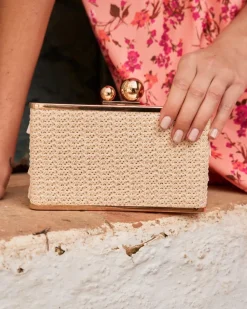 Polin et moi BOLSOS|COMPLEMENTOS>Bolso Flecos Jacel Crudo