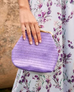 Polin et moi BOLSOS|COMPLEMENTOS>Bolso Saco Farina Lila