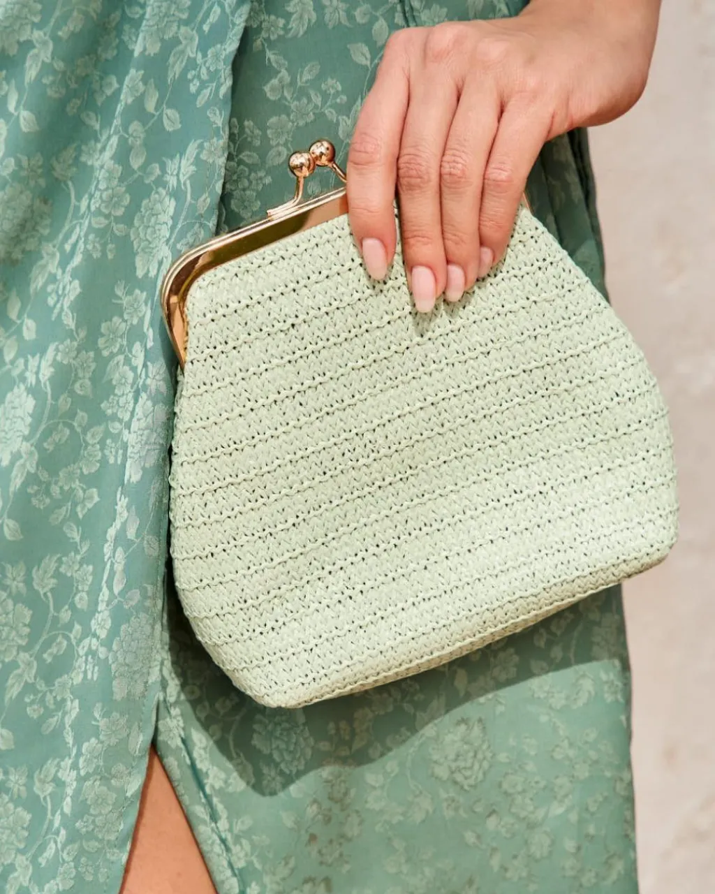 Polin et moi BOLSOS|COMPLEMENTOS>Bolso Saco Farina Menta