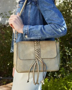 Polin et moi BOLSOS>Bolso Trenza Centra Menta