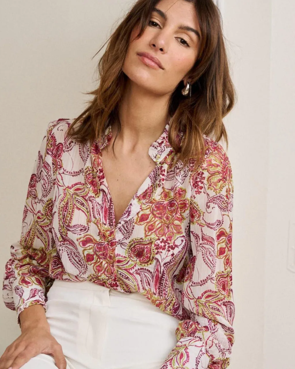 Polin et moi BLUSAS Y CAMISAS>Camisa Amebas Cami Morado