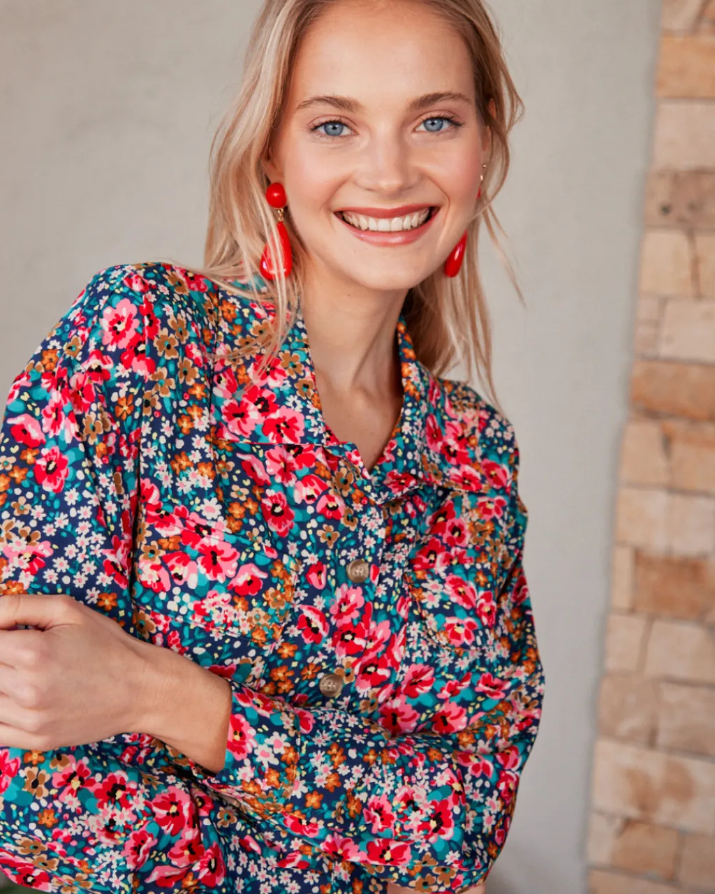 Polin et moi BLUSAS Y CAMISAS>Camisa Bolsillos Ayende Verde esmeralda