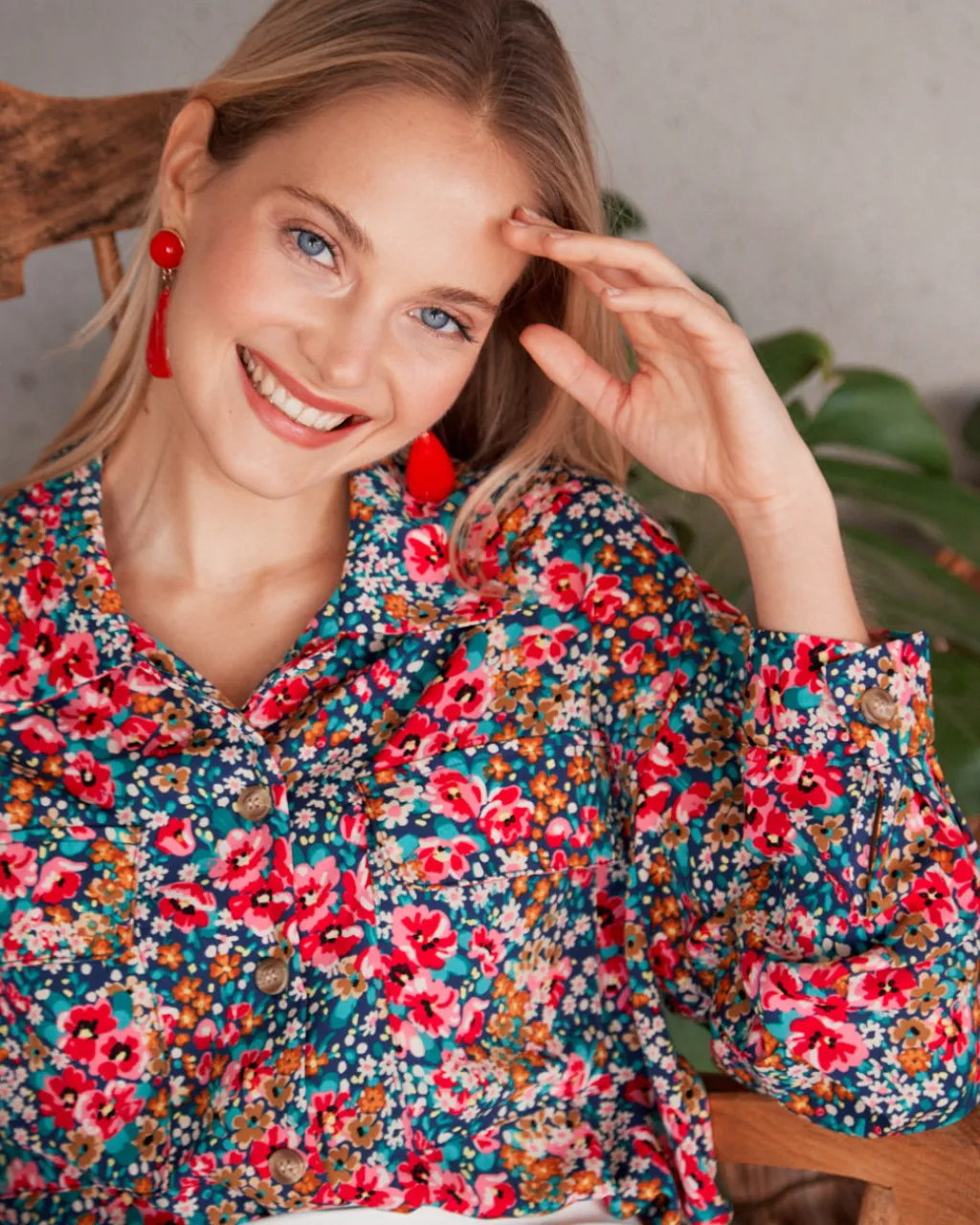 Polin et moi BLUSAS Y CAMISAS>Camisa Bolsillos Ayende Verde esmeralda