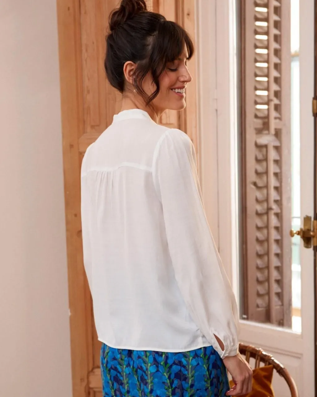 Polin et moi BLUSAS Y CAMISAS>Camisa Botón Clotilde blanco