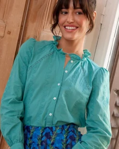 Polin et moi BLUSAS Y CAMISAS>Camisa Maoh Petrina PETROLEO