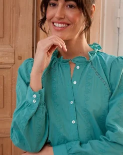 Polin et moi BLUSAS Y CAMISAS>Camisa Maoh Petrina PETROLEO