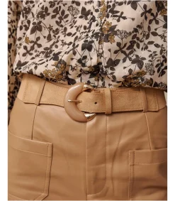 Polin et moi CINTURONES>Cinturón Hebilla Mary camel