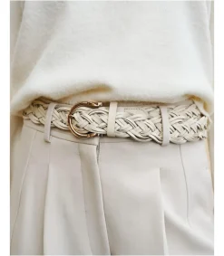 Polin et moi CINTURONES>Cinturón Trenzado Doti Crudo