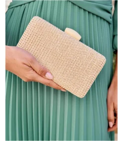 Polin et moi FERIA|COMPLEMENTOS>Clutch Nacar Ebila