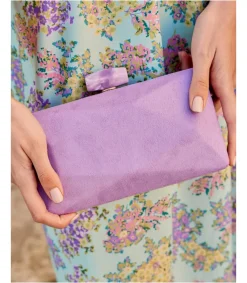 Polin et moi BOLSOS|COMPLEMENTOS>Clutch Piedra Liliama Lila