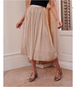 Polin et moi FALDAS>Falda Lunares Montse BEIGE