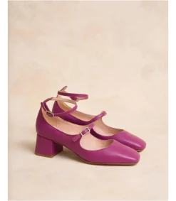 Polin et moi ZAPATOS DE TACÓN>Mary Jane Hebilla Carima buganvilla