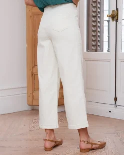 Polin et moi PANTALONES>Pantalón Denim Aretha beige