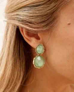 Polin et moi BISUTERÍA|COMPLEMENTOS>Pendientes Agua Bruna Turquesa