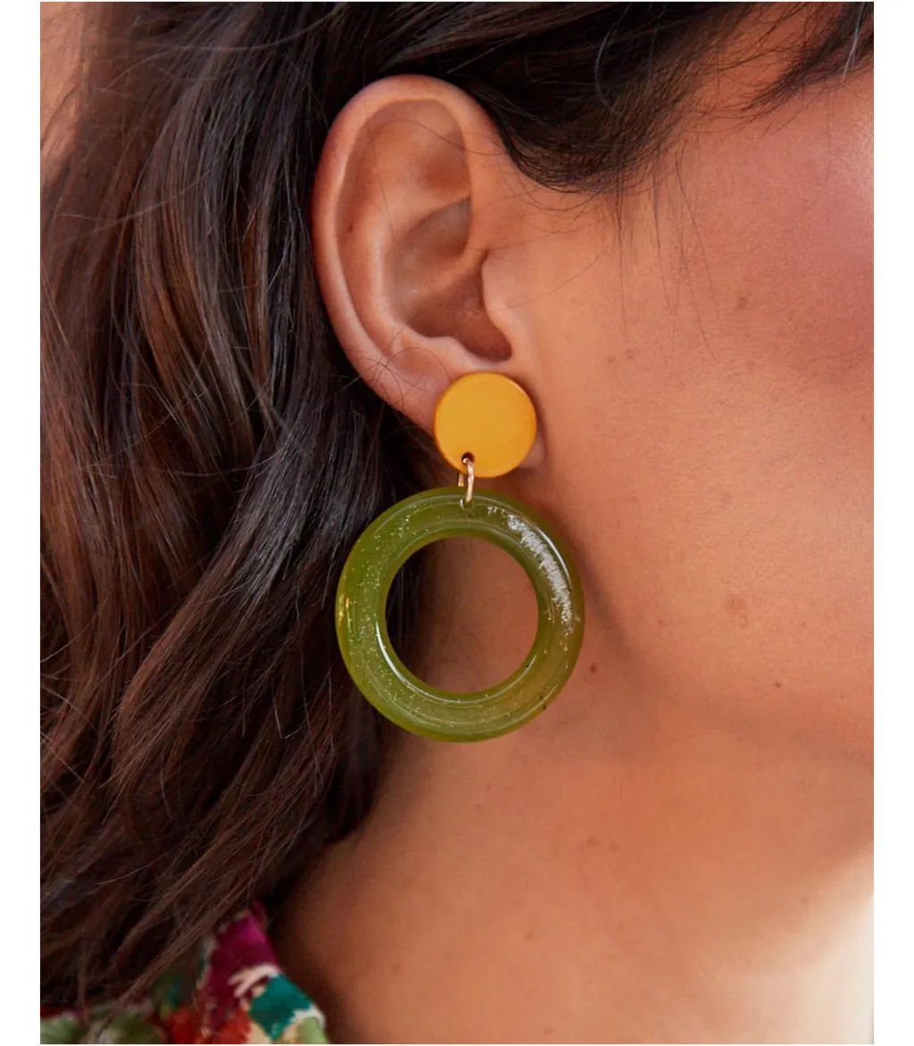 Polin et moi BISUTERÍA>Pendientes Aro Rozza Lima