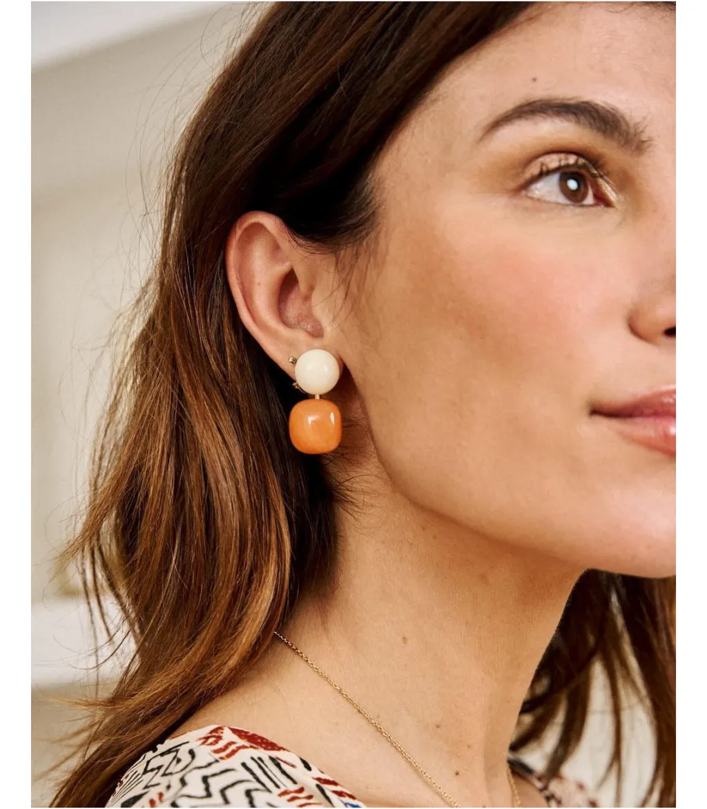 Polin et moi BISUTERÍA>Pendientes Carey Missy TEJA