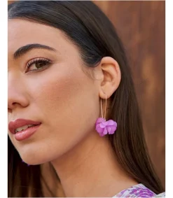 Polin et moi BISUTERÍA|COMPLEMENTOS>Pendientes Largos Flor