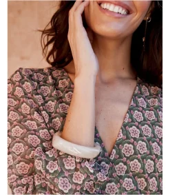 Polin et moi BISUTERÍA>Pulsera Rígida Rozza Crudo