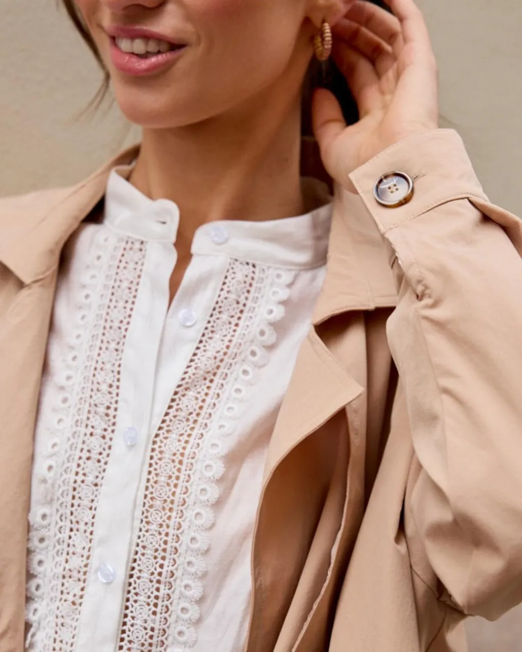 Polin et moi BLAZERS Y CAZADORAS>Sahariana Dolly Rosa