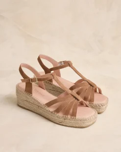 Polin et moi SANDALIAS>Sandalia Cuña Nalli Taupe