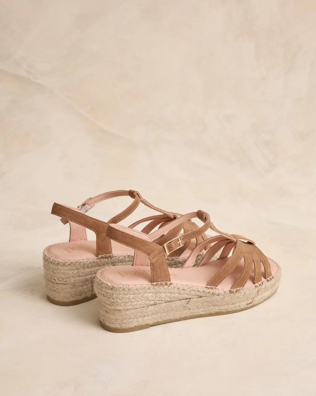 Polin et moi SANDALIAS>Sandalia Cuña Nalli Taupe