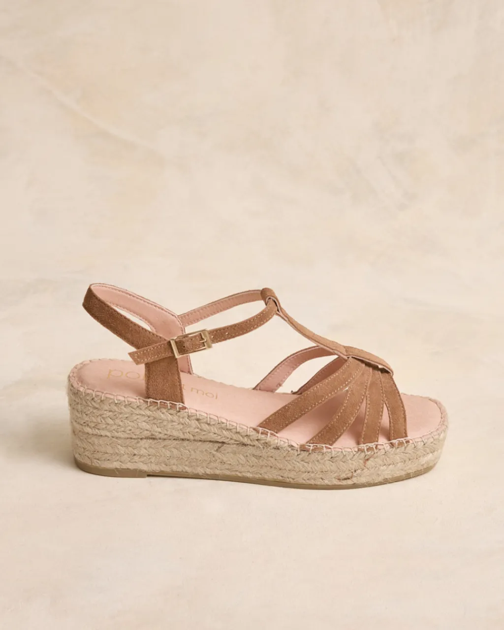 Polin et moi SANDALIAS>Sandalia Cuña Nalli Taupe