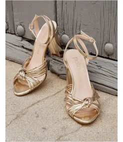 Polin et moi SANDALIAS|NOVIA>Sandalia Nudo Clotis Oro