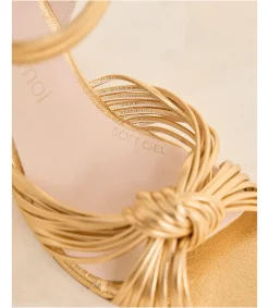 Polin et moi SANDALIAS|NOVIA>Sandalia Nudo Clotis Oro