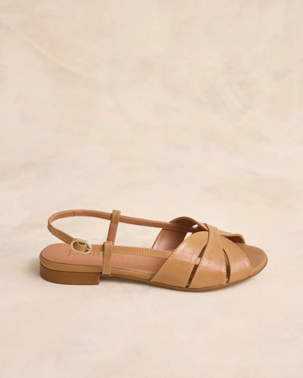 Polin et moi SANDALIAS>Sandalia Plana Makkia camel