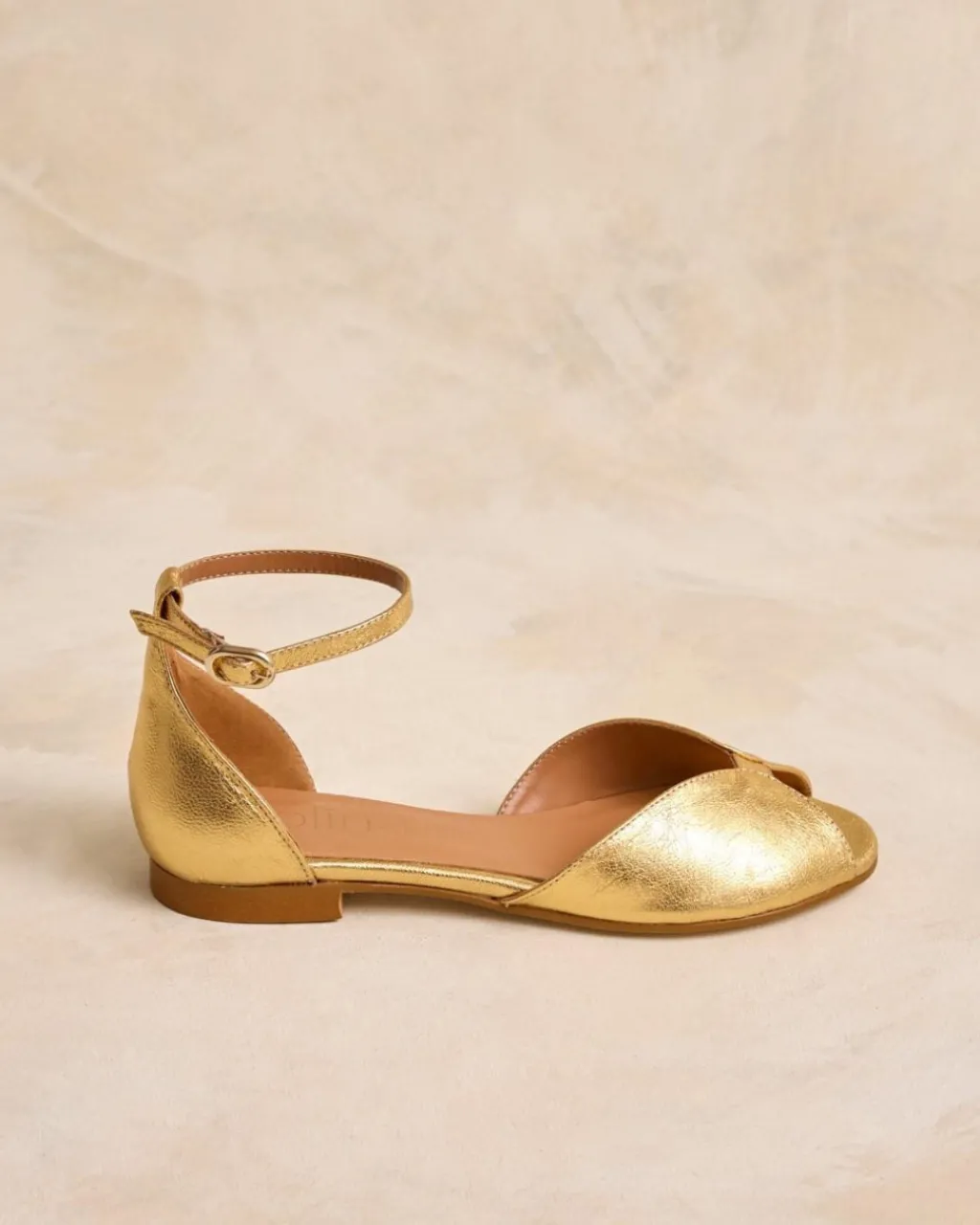 Polin et moi SANDALIAS>Sandalia Plana Maripia Oro